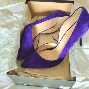 J. Crew Colette suede d'Orsay pumps - 8 - Blue